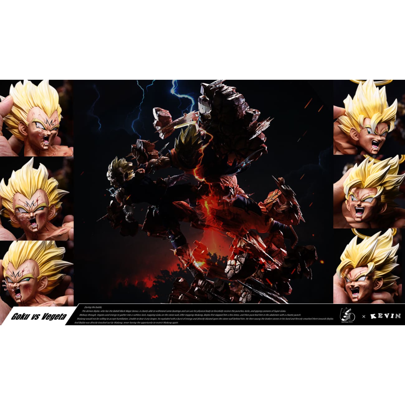 Grand Design Studio - Goku vs Vegeta [2 Variants]
