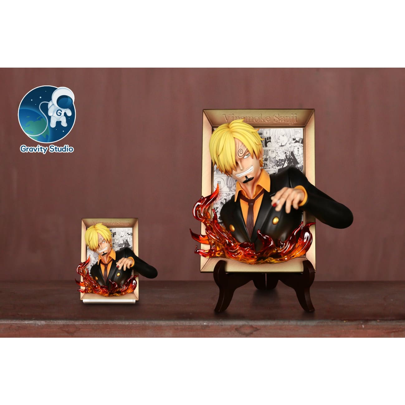 Gravity Studio -  3D Photo Frame Sanji, Robin, or Brook [6 variants] 