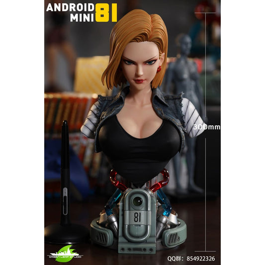 Green Leaf Studio - Android 18 “MINI” Bust [3 Variants]