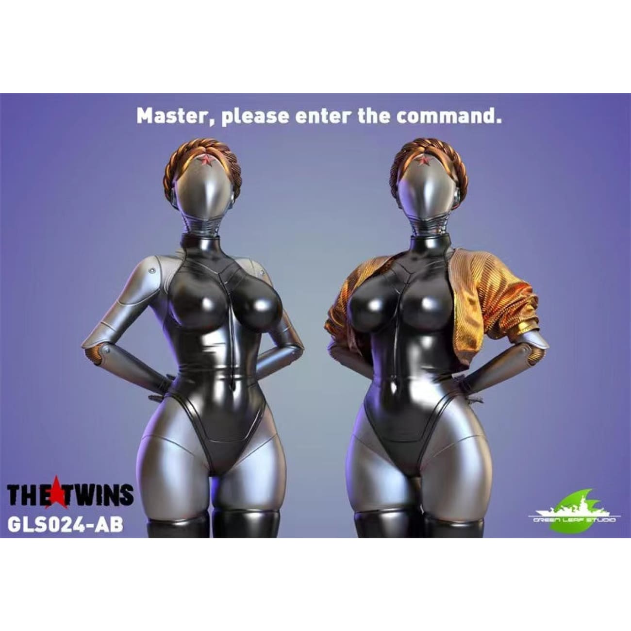 Green Leaf Studio - Twin Girl Robot & Refrigerator [4 Variants]