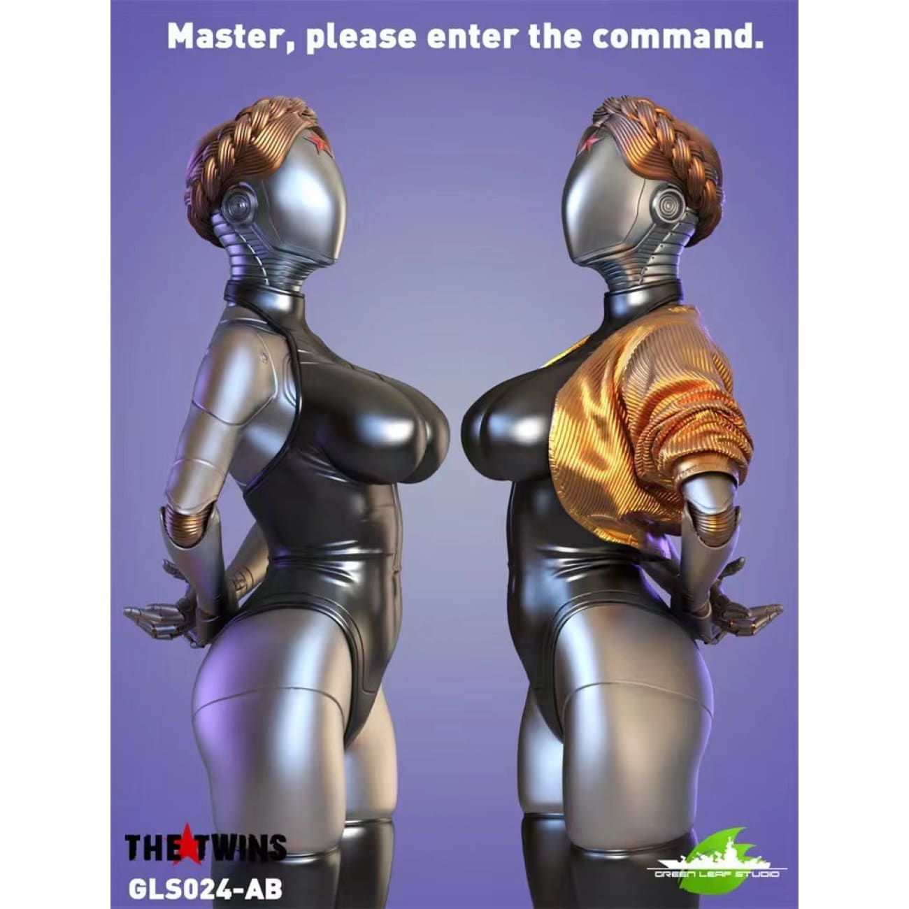 Green Leaf Studio - Twin Girl Robot & Refrigerator [4 Variants]