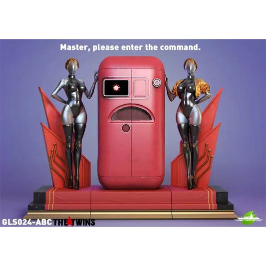 Green Leaf Studio - Twin Girl Robot & Refrigerator [4 Variants]