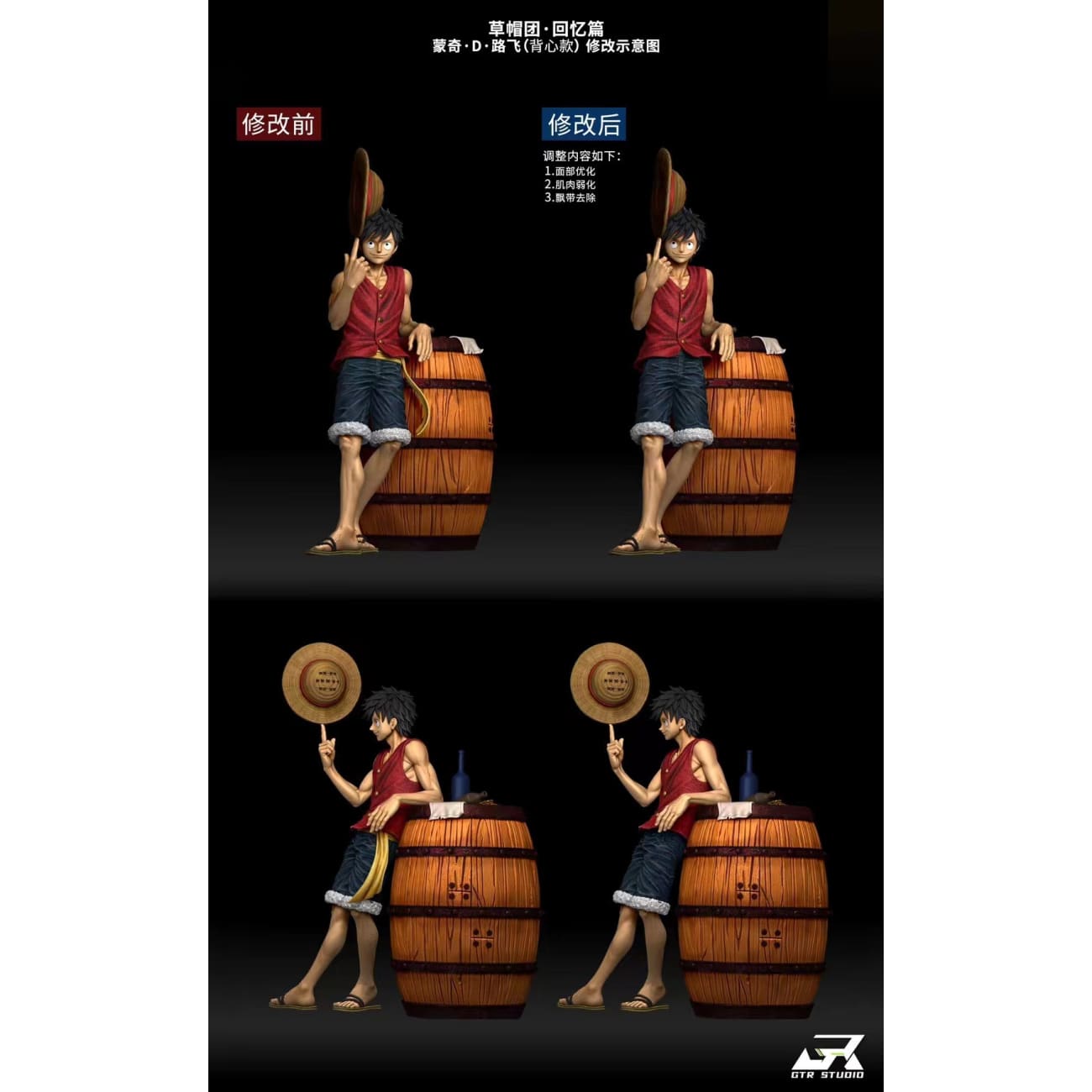 GTR Studio - Monkey D. Luffy [2 Variants]