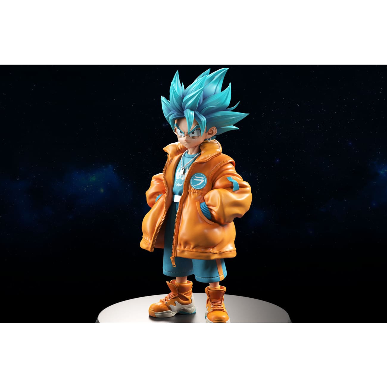 Guai Li Studio - Standing Fashion Trend Super Saiyan Blue Son Goku