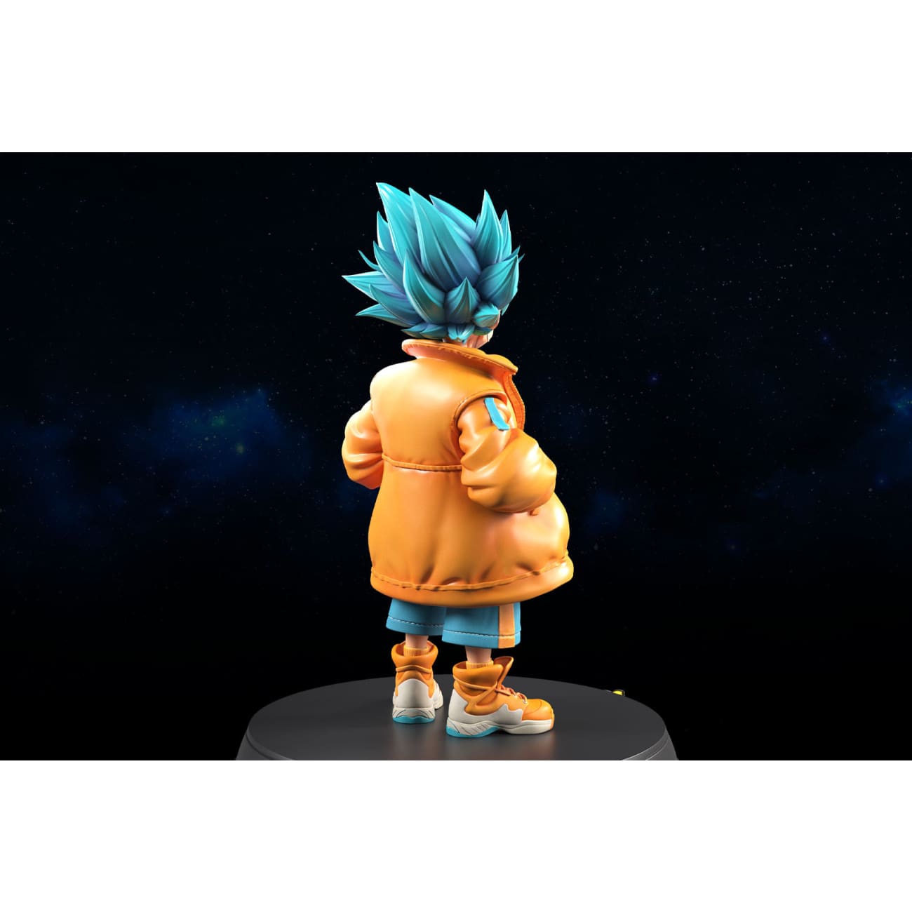 Guai Li Studio - Standing Fashion Trend Super Saiyan Blue Son Goku
