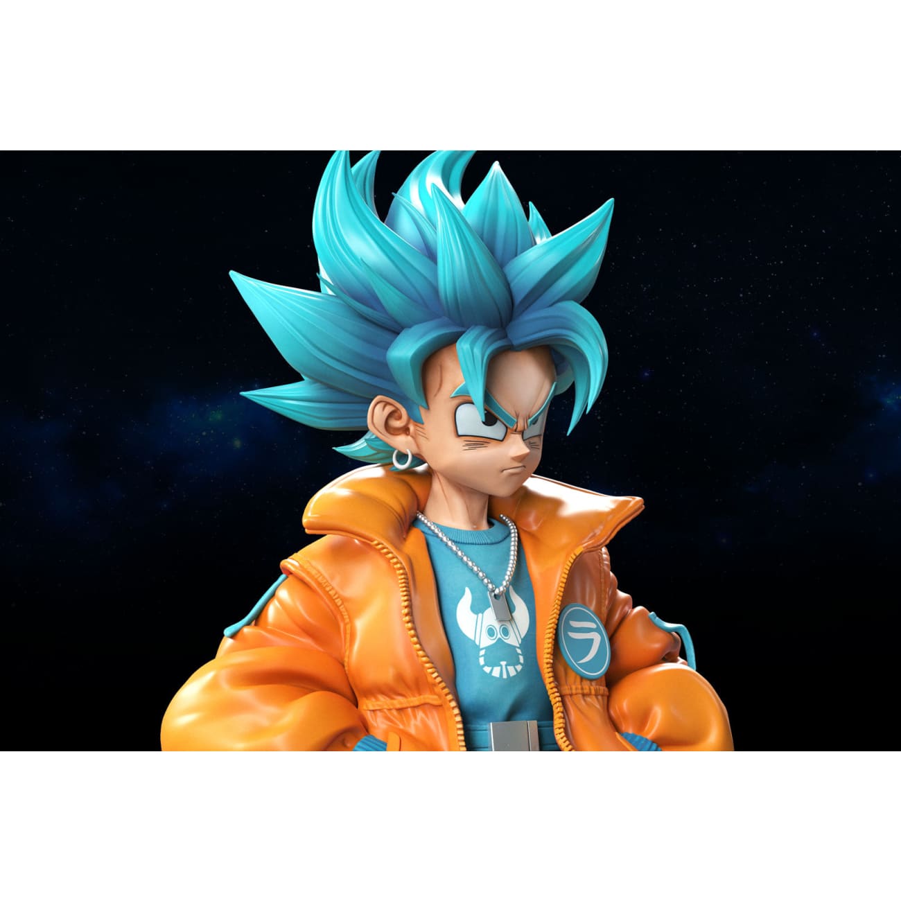 Guai Li Studio - Standing Fashion Trend Super Saiyan Blue Son Goku