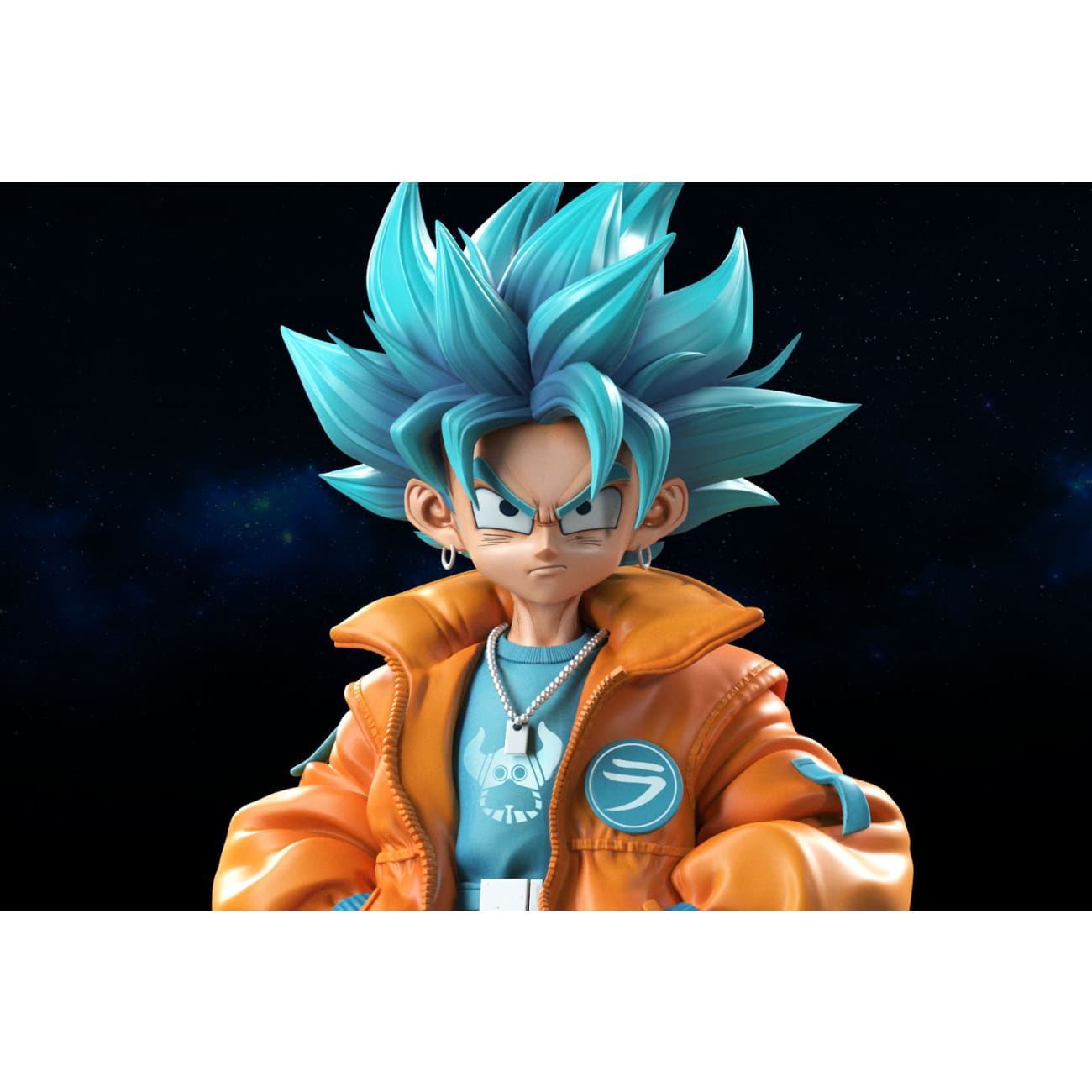 Guai Li Studio - Standing Fashion Trend Super Saiyan Blue Son Goku