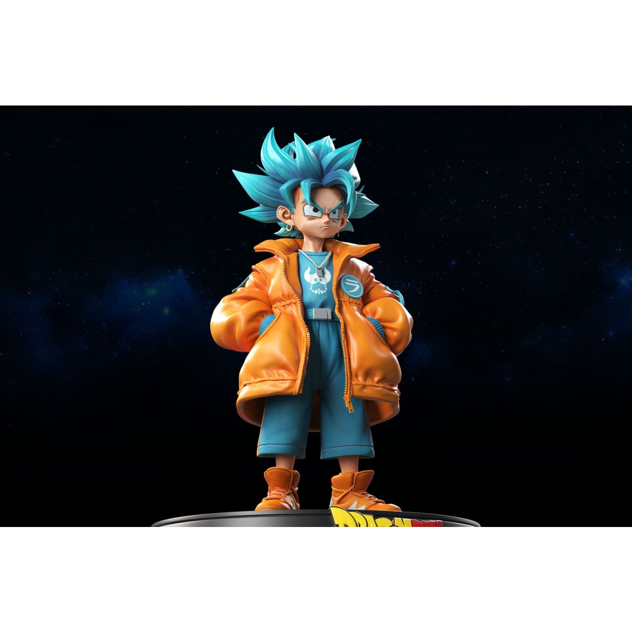 Guai Li Studio - Standing Fashion Trend Super Saiyan Blue Son Goku