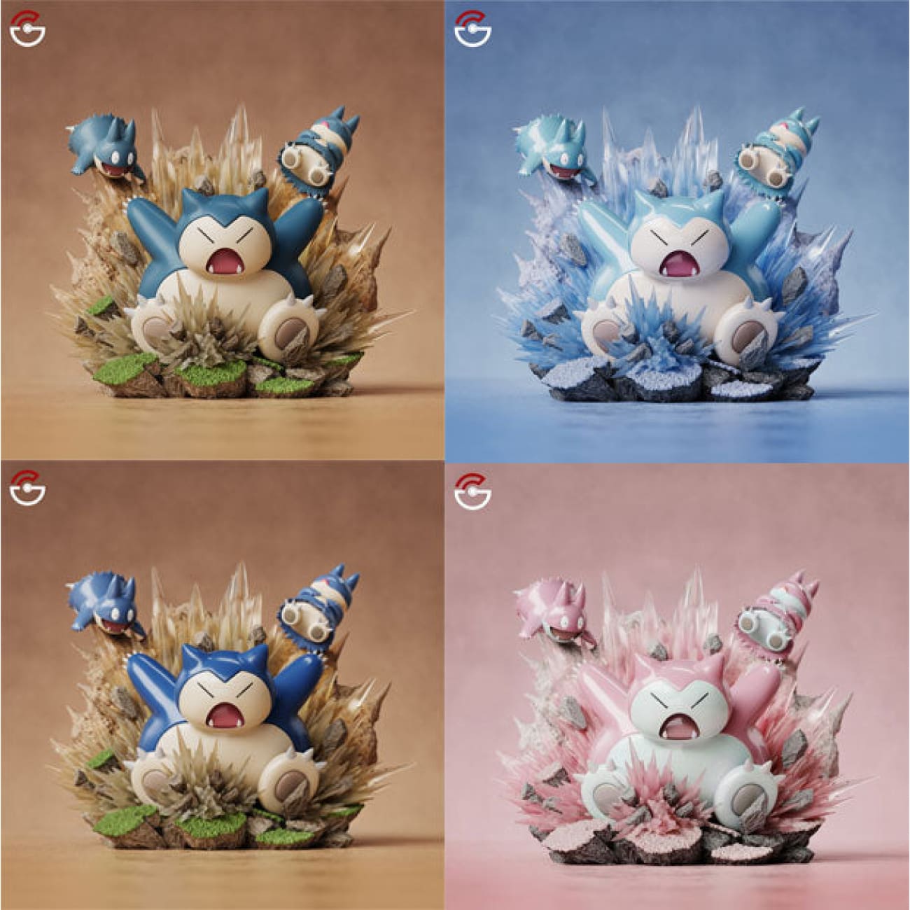 Guang Zhu Studio - Snorlax Evolution Group [7 Variants]