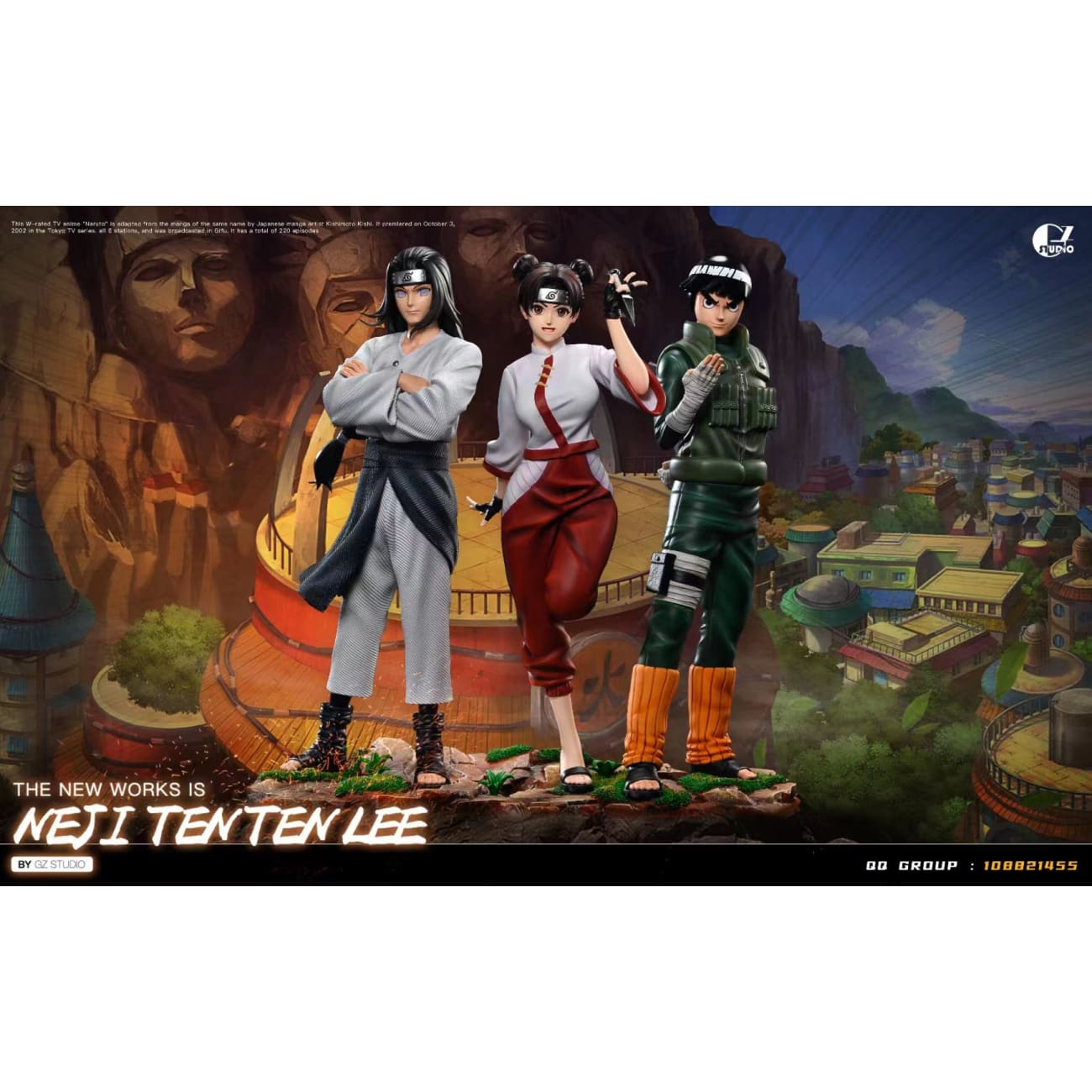 GZ Studio - Team Guy (Neji Hyuga, Tenten & Rock Lee)