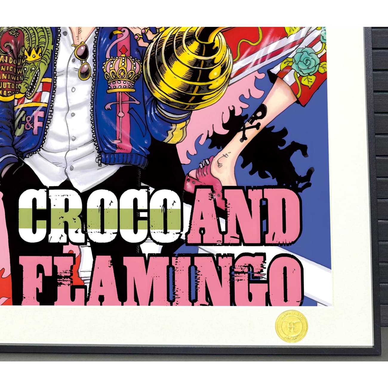 H-TWO Studio - Donquixote Doflamingo & Sir Crocodile Poster Frame