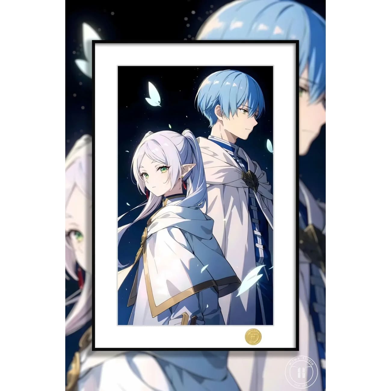 H-TWO Studio - Frieren & Himmel Poster Frame