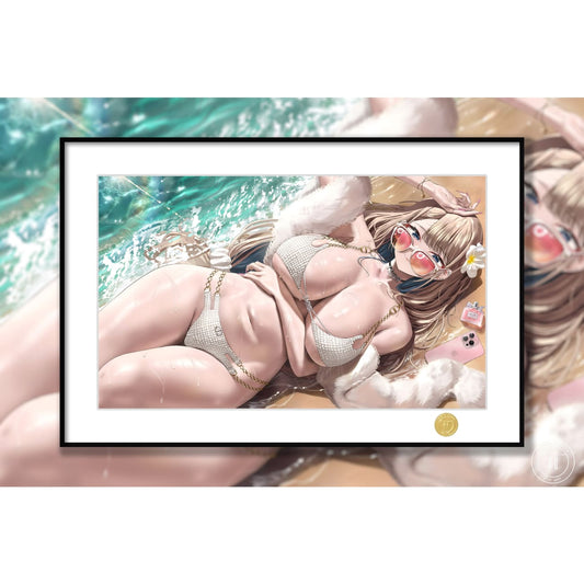 H-TWO Studio - Fuyuyama Asako Beach Poster Frame