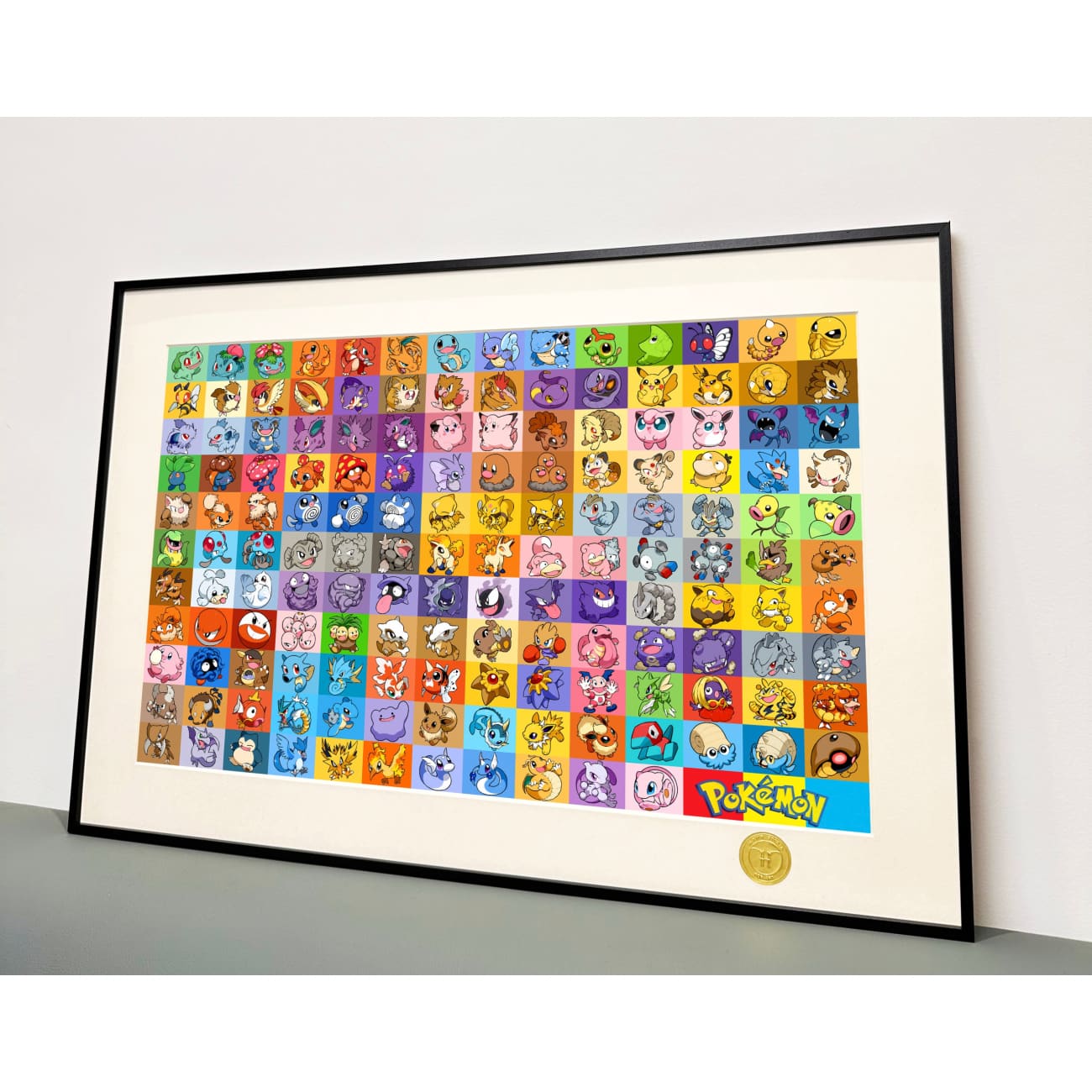 H-TWO Studio - Generation 1 Pokemon Poster Frame