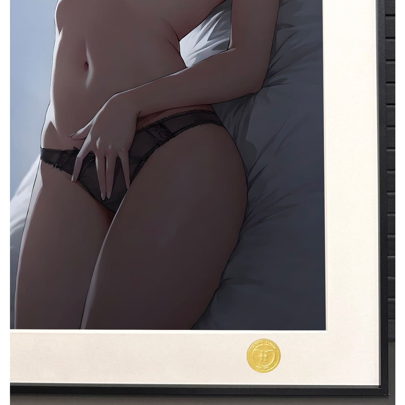 H-TWO Studio - Girlfriend Evelyn Chevalier Poster Frame