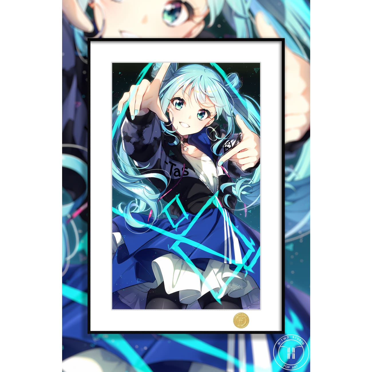 H-TWO Studio - Hatsune Miku Poster Frame