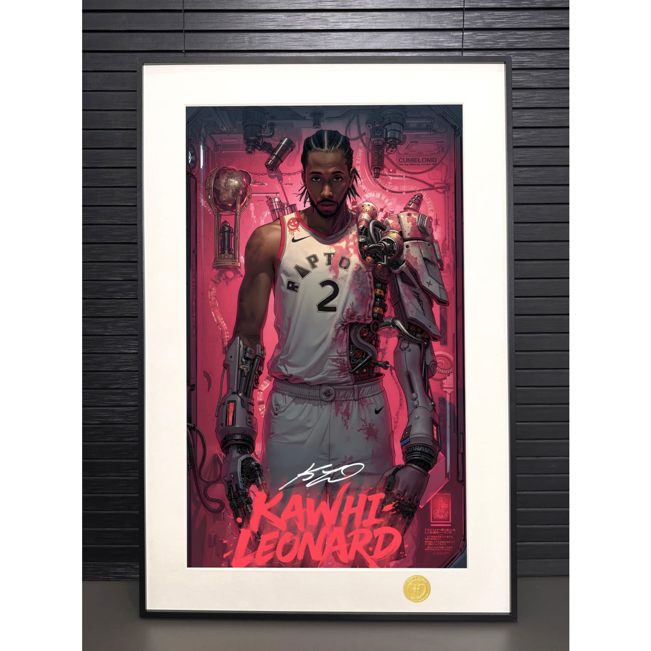 H-TWO Studio - Kawhi Leonard Raptors Clippers Poster Frame