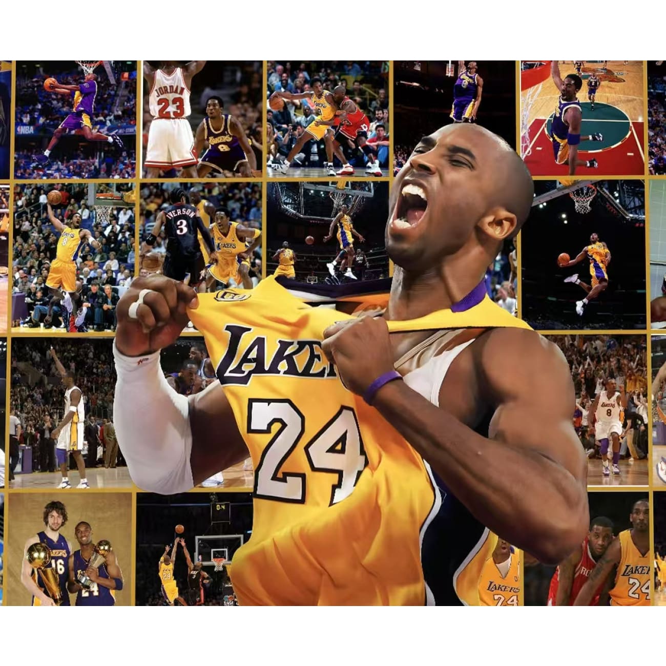 H-TWO Studio - Kobe Bryant Poster Frame
