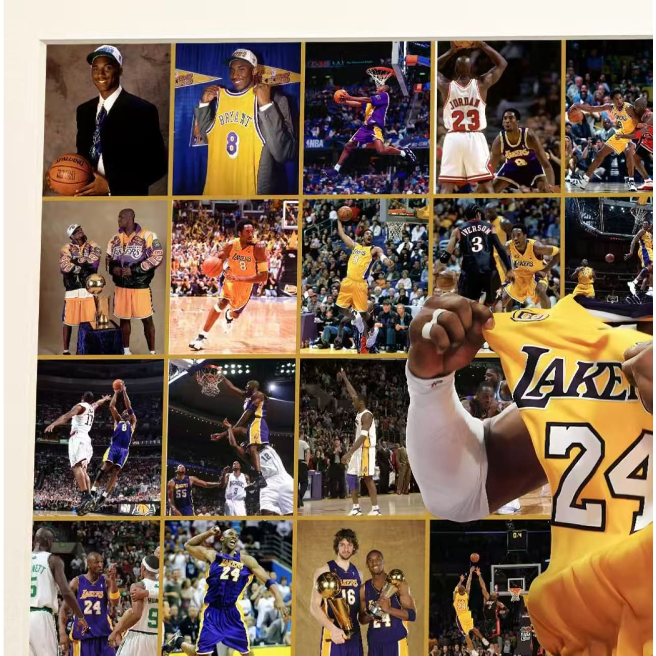 H-TWO Studio - Kobe Bryant Poster Frame