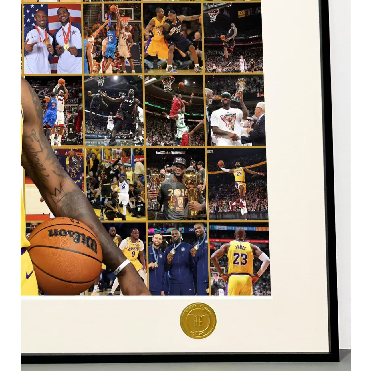 H-TWO Studio - LeBron James Poster Frame