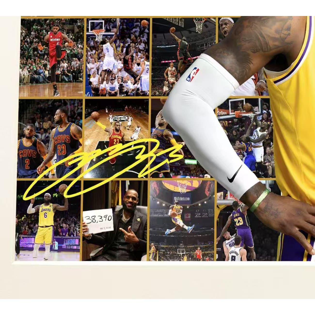 H-TWO Studio - LeBron James Poster Frame