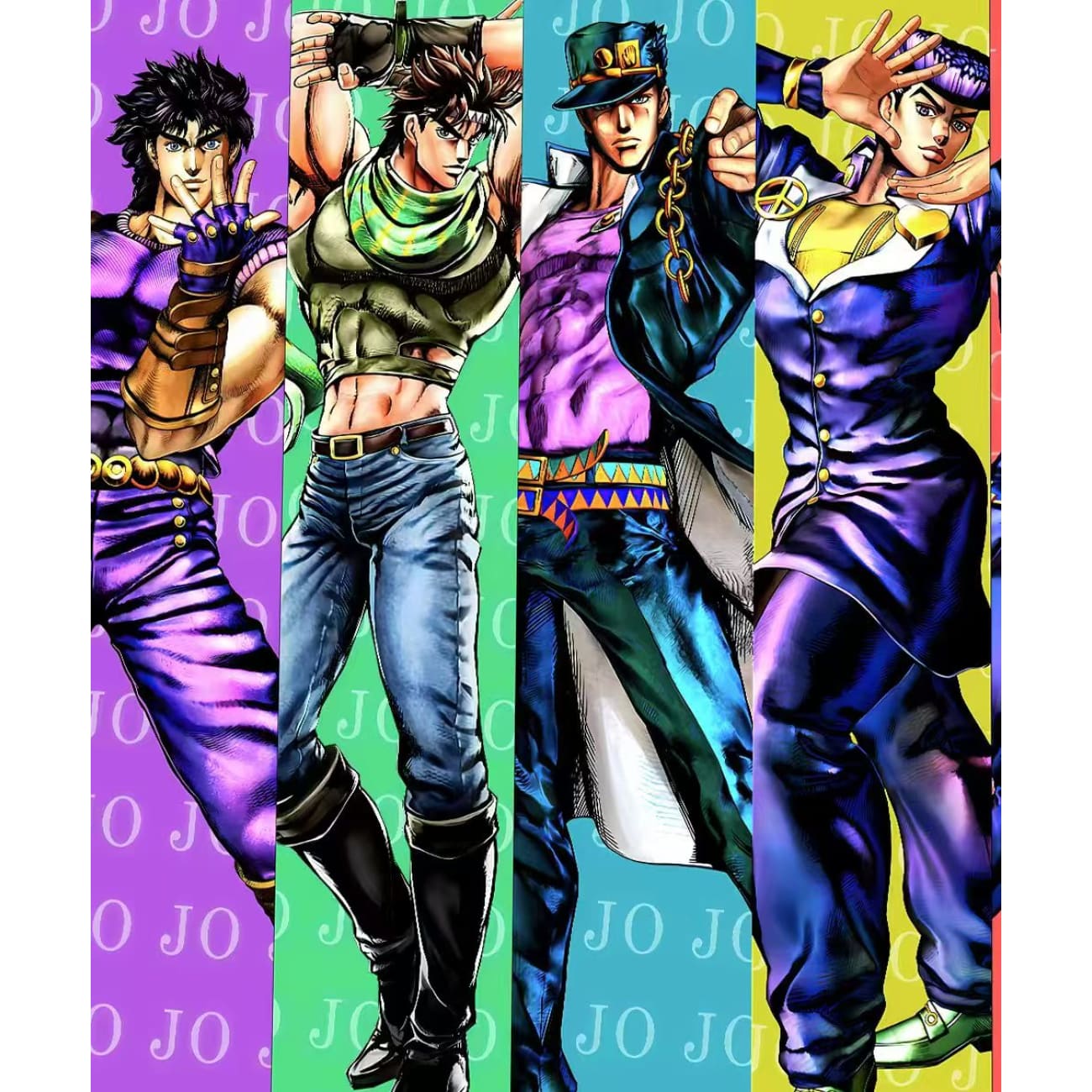H-TWO Studio - Protagonist of JoJo's Bizarre Adventure Poster Frame