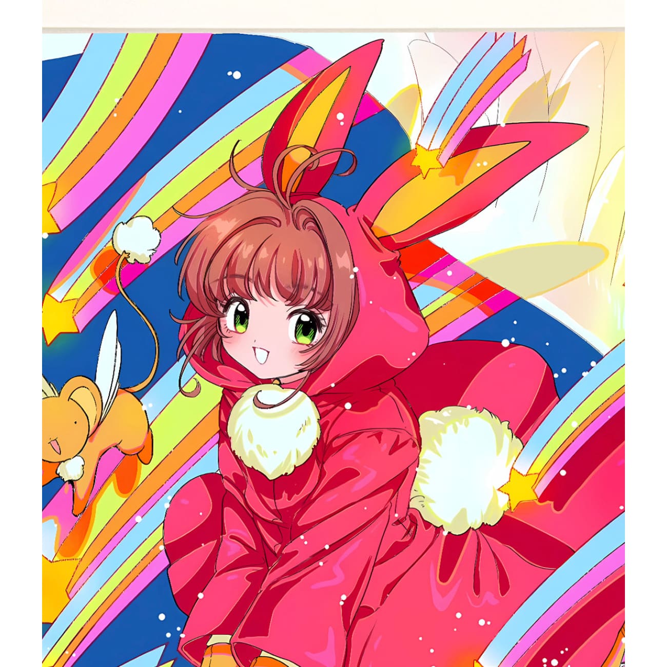 H-TWO Studio - Rainbow Sakura Kinomoto Poster Frame