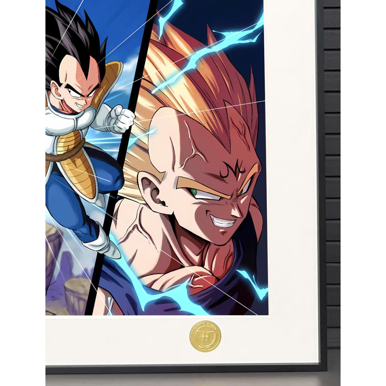 H-TWO Studio - Son Goku & Vegeta Poster Frame