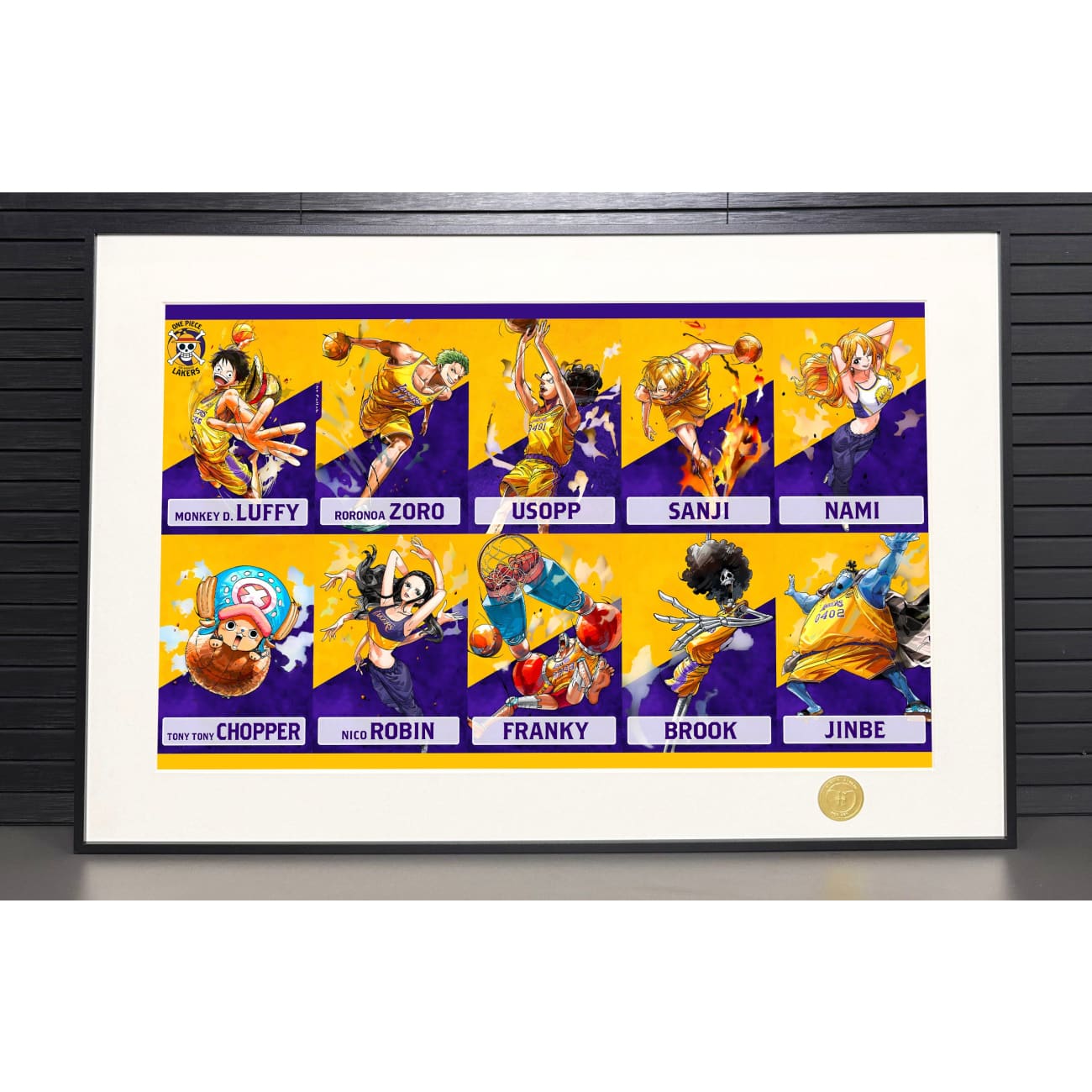 H-TWO Studio - Straw Hat Pirates / Monkey D. Luffy Poster Frame