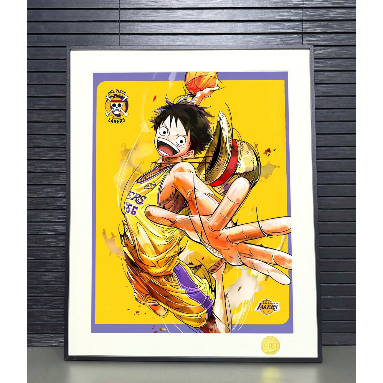 H-TWO Studio - Straw Hat Pirates / Monkey D. Luffy Poster Frame