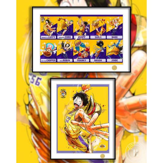 H-TWO Studio - Straw Hat Pirates / Monkey D. Luffy Poster Frame