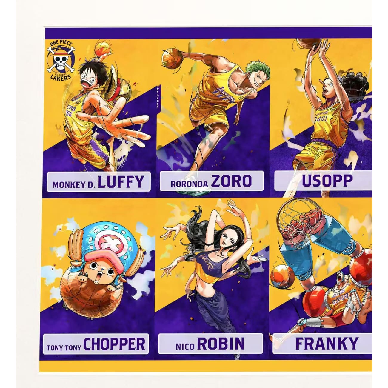 H-TWO Studio - Straw Hat Pirates / Monkey D. Luffy Poster Frame