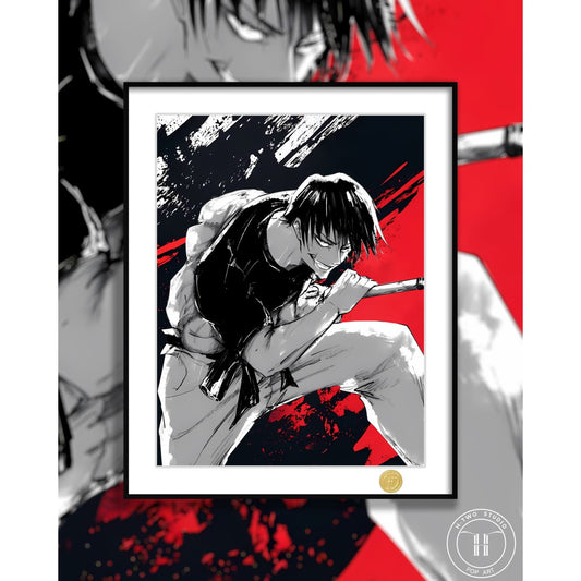 H-TWO Studio - Toji Fushiguro Poster Frame