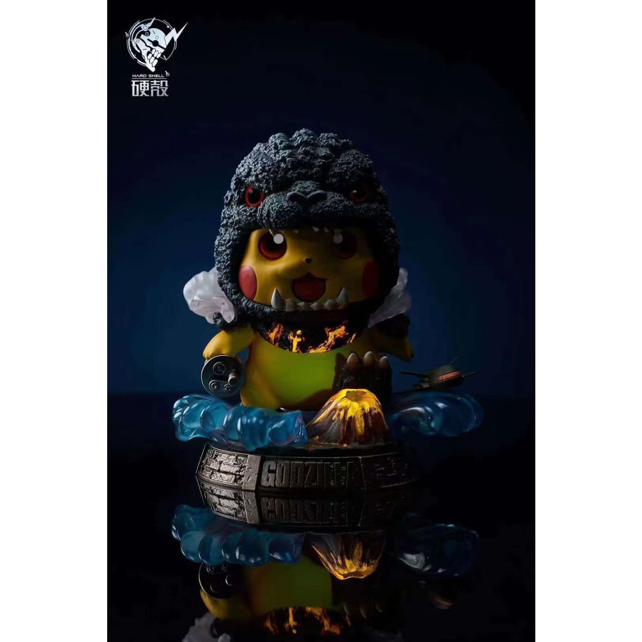 Hard Shell Studio - Pikachu Cosplay Burning Godzilla 