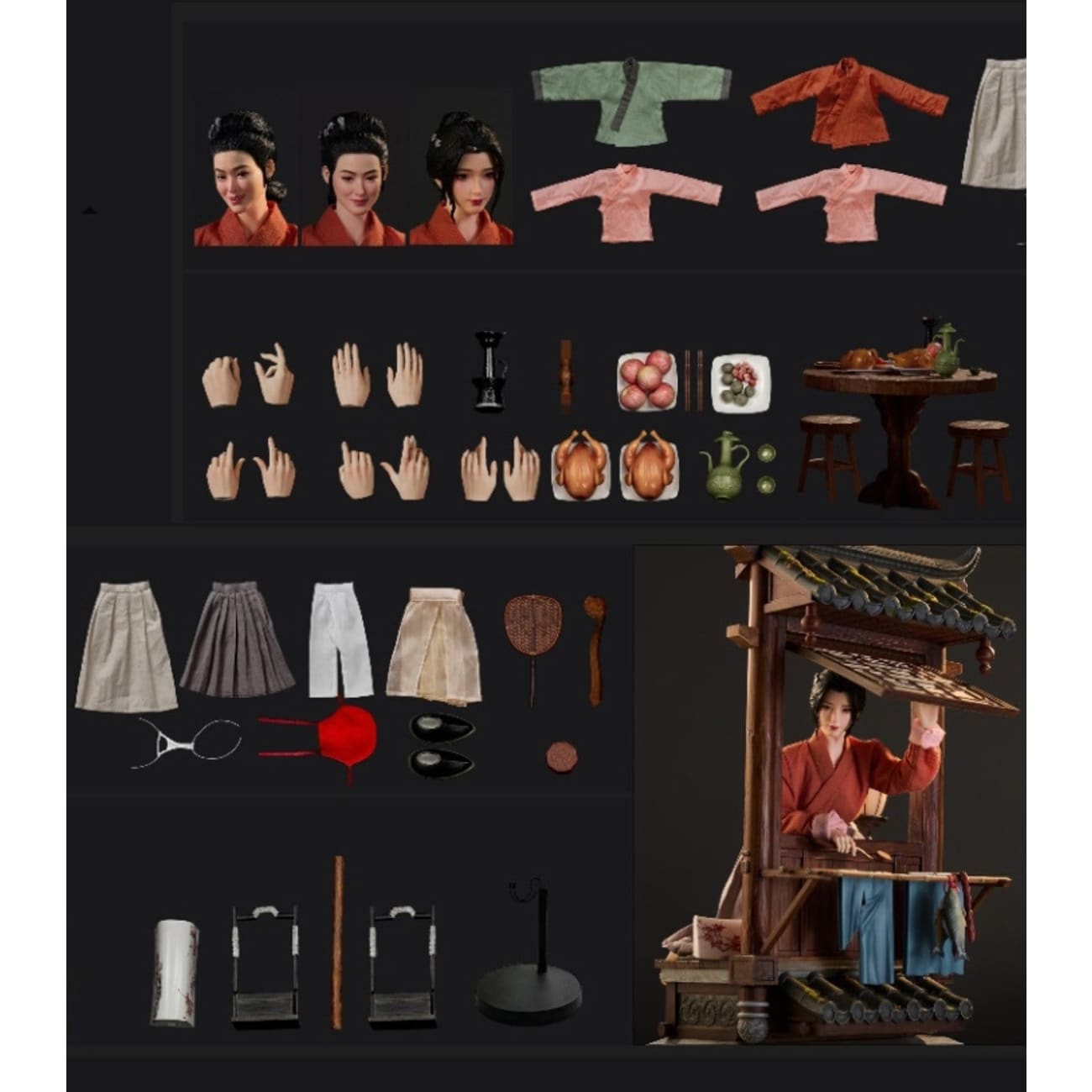Hebe Studio x HouYu Toys - Pan Jinlian [3 Variants]