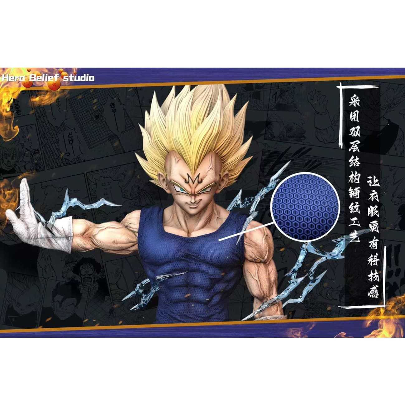 Hero Belief Studio - Majin Vegeta [ 8 Variants]