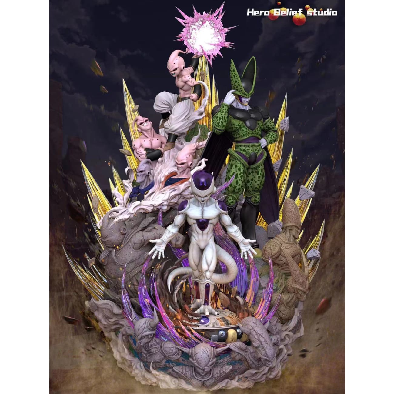 Hero Belief Studios - Frieza, Cell & Majin Buu