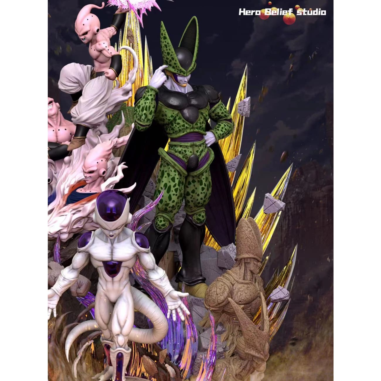 Hero Belief Studios - Frieza, Cell & Majin Buu