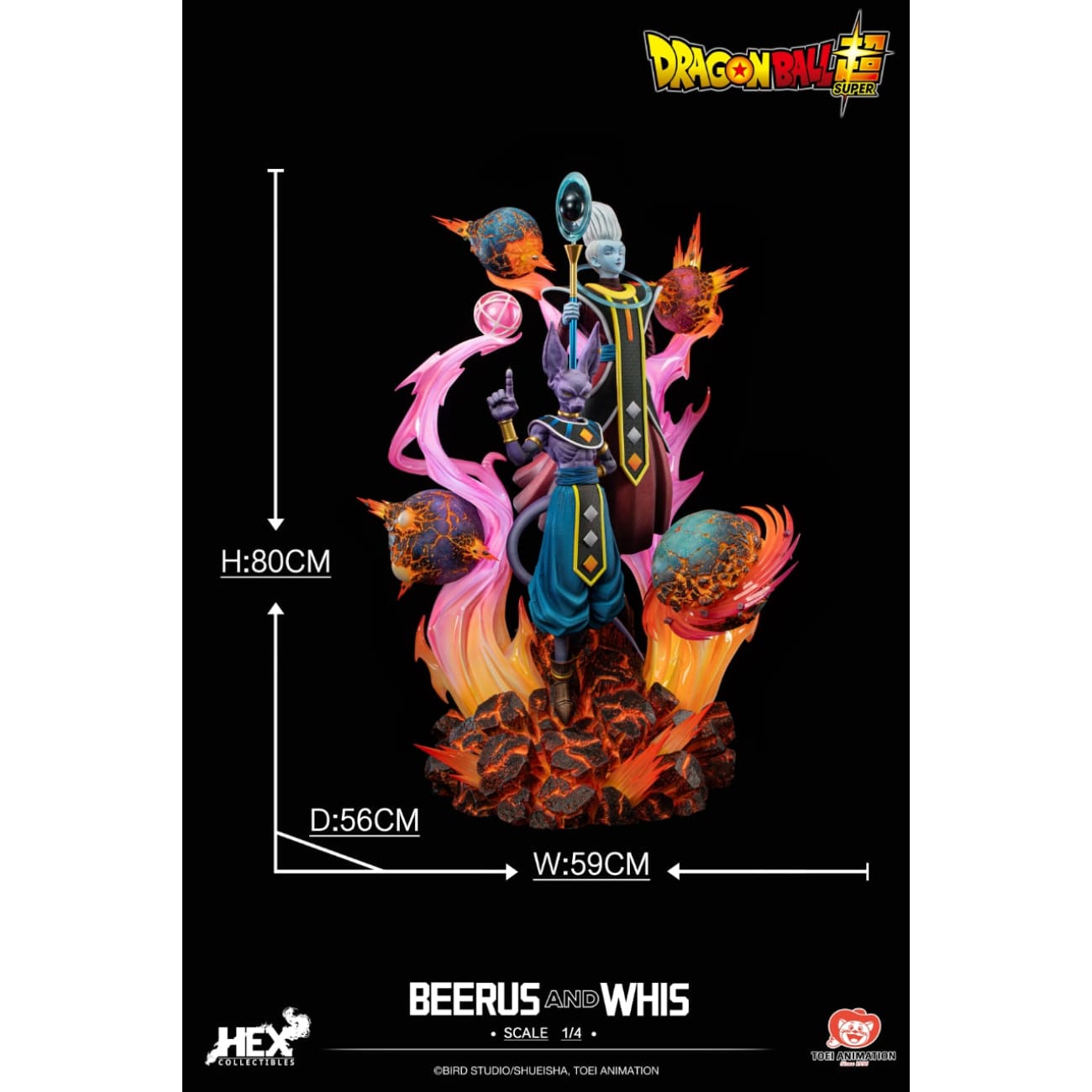 Hex Collectibles & Pickstar Studio - Beerus & Whis - Beerus
