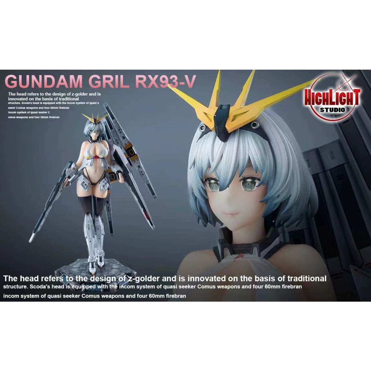 High Light Studio - Gundam Girl RX93-V [Mobile Suit RX-93-V]