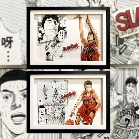 Hisashi Mitsui/ Miyagi Ryota Manga 3D Poster Frame