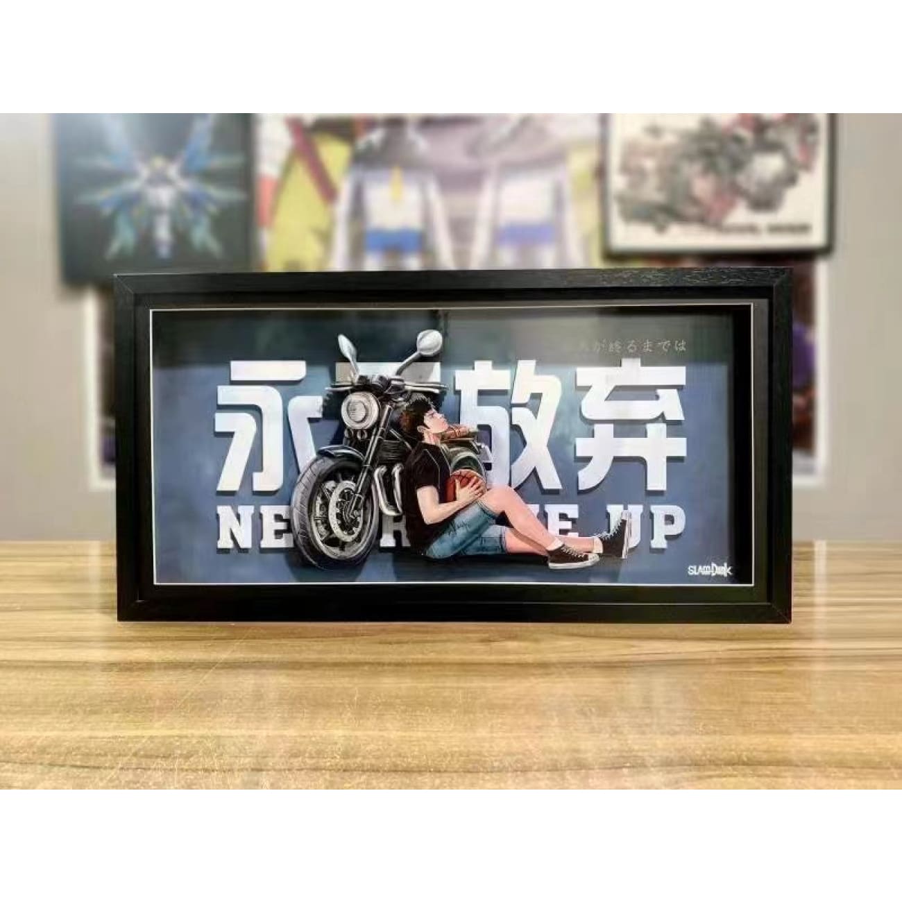 Hisashi Mitsui Never Give up 3D Photo  Frame [Black / White]