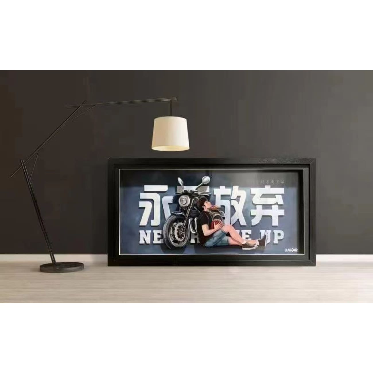 Hisashi Mitsui Never Give up 3D Photo  Frame [Black / White]