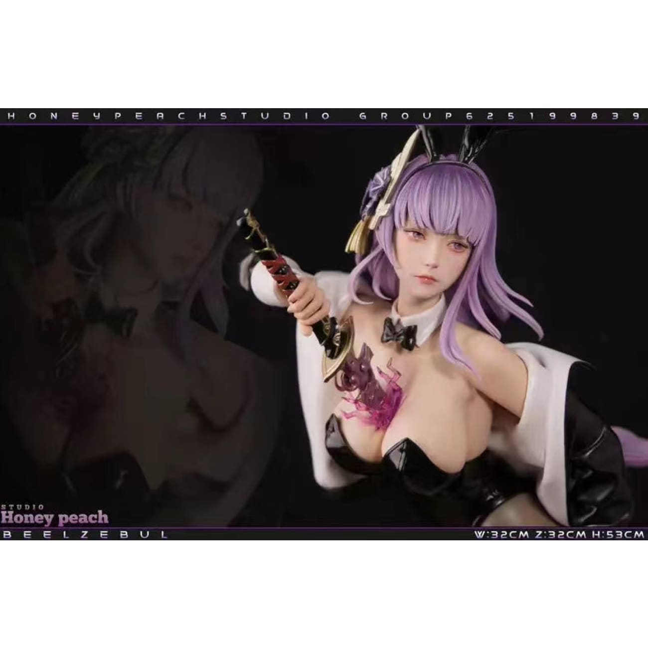Honey Peach Studio - Beelzebul Bunny Girl