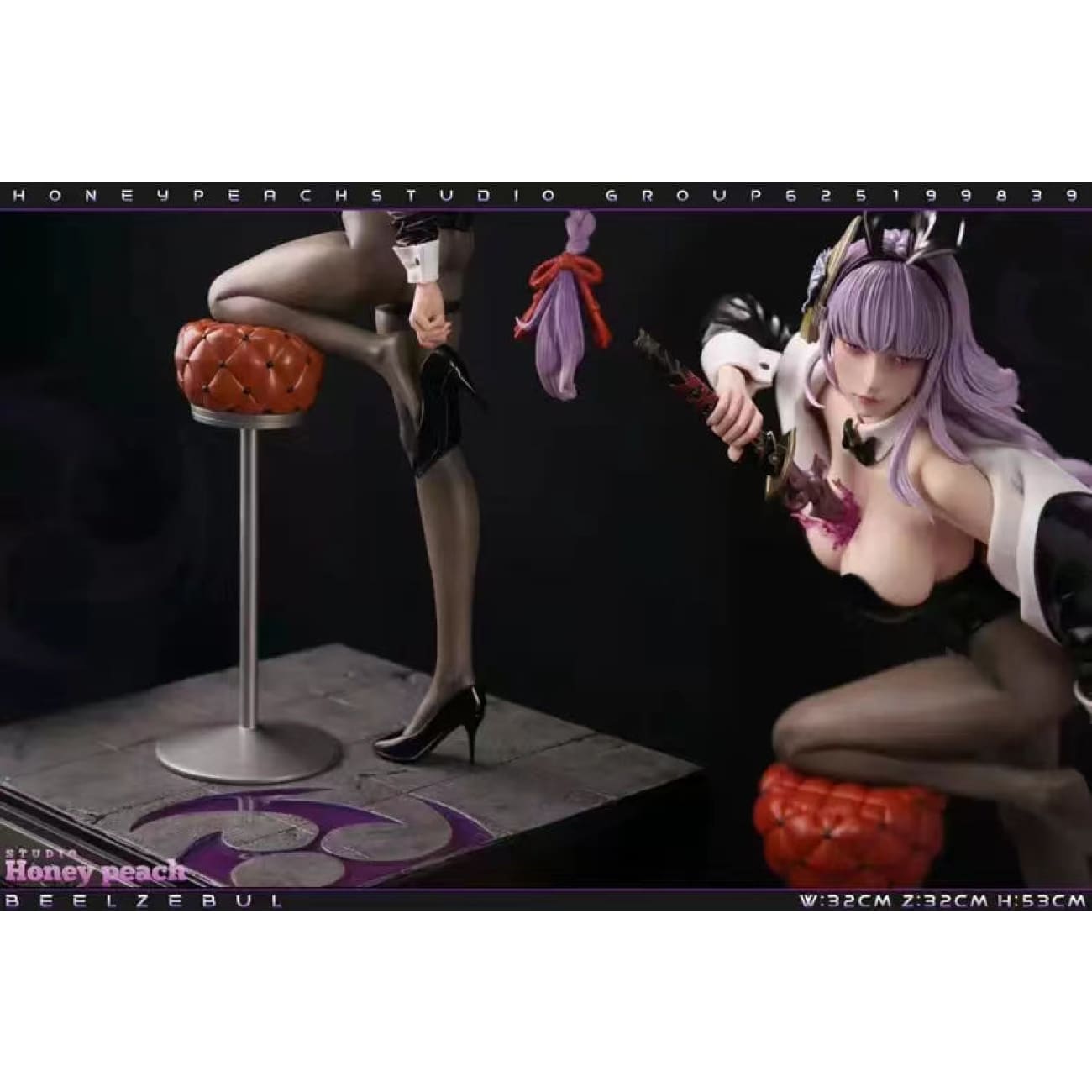 Honey Peach Studio - Beelzebul Bunny Girl