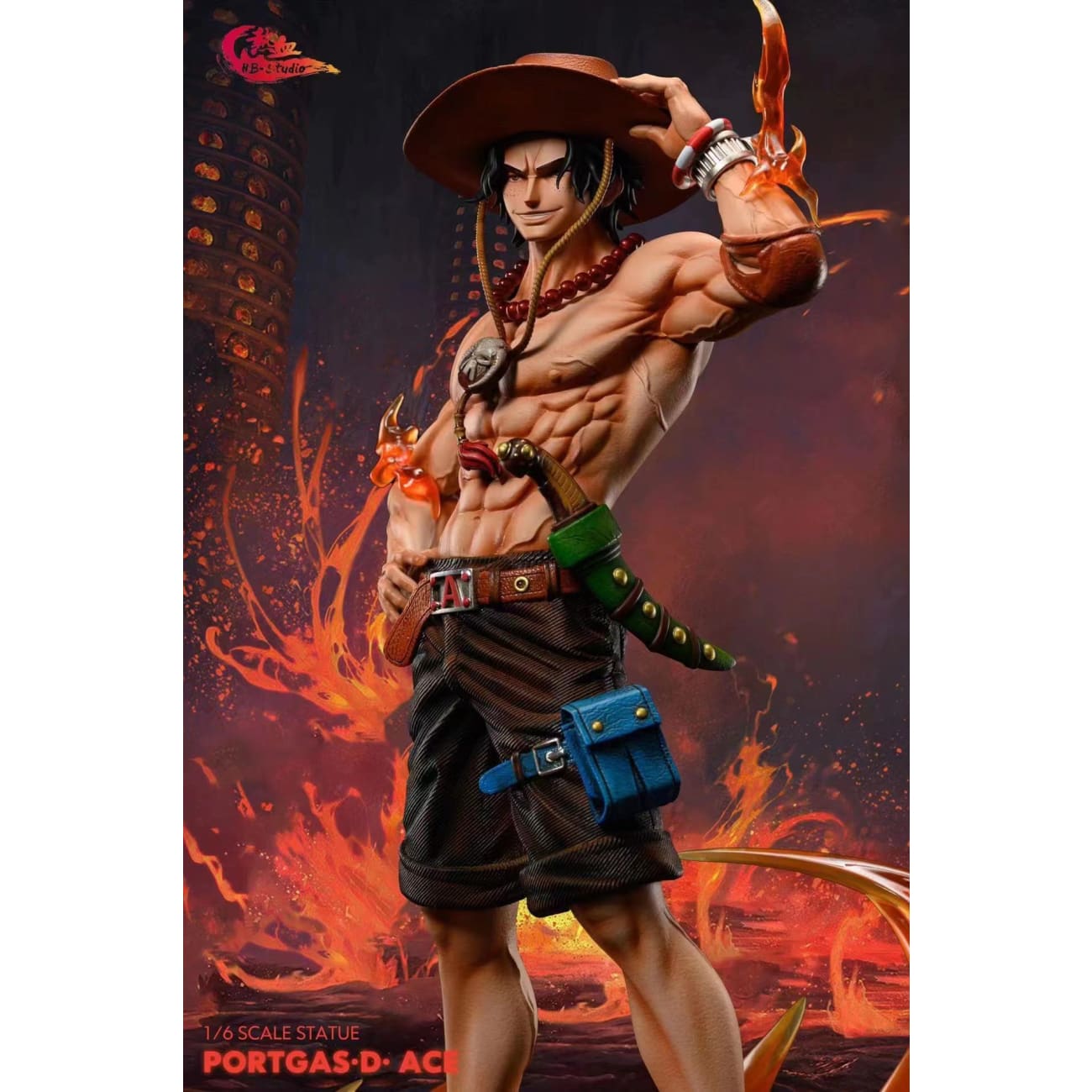 Hot Blood Studio / HB Studio - Portgas D Ace [1/6 Scale / 1/4 Scale]