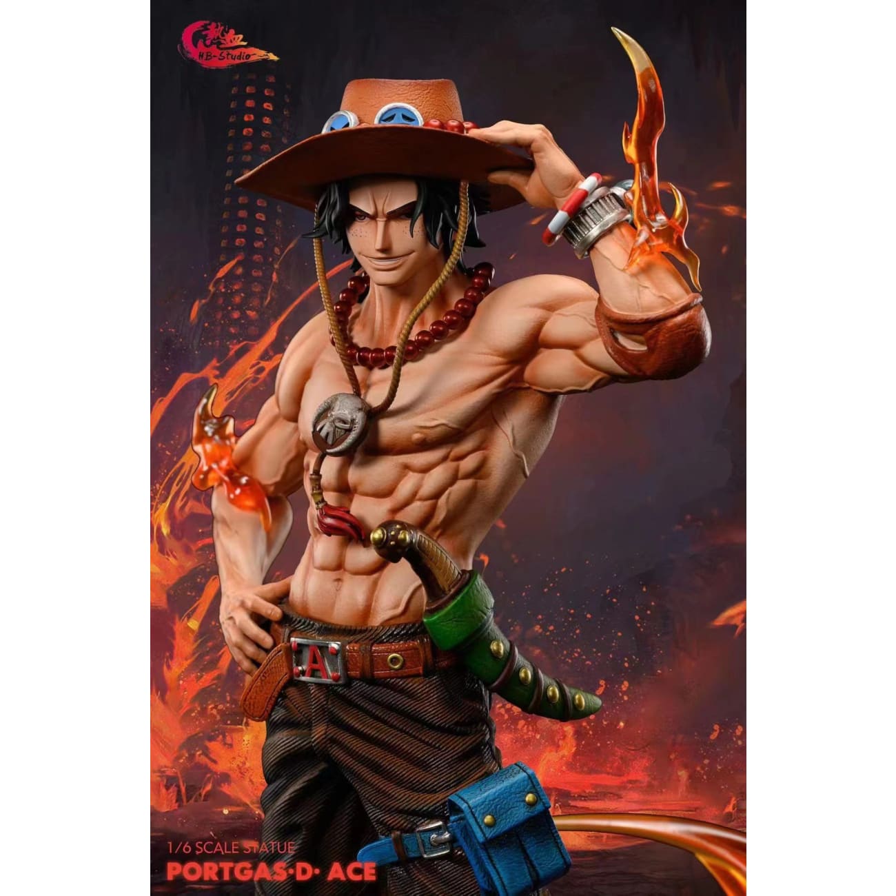 Hot Blood Studio / HB Studio - Portgas D Ace [1/6 Scale / 1/4 Scale]