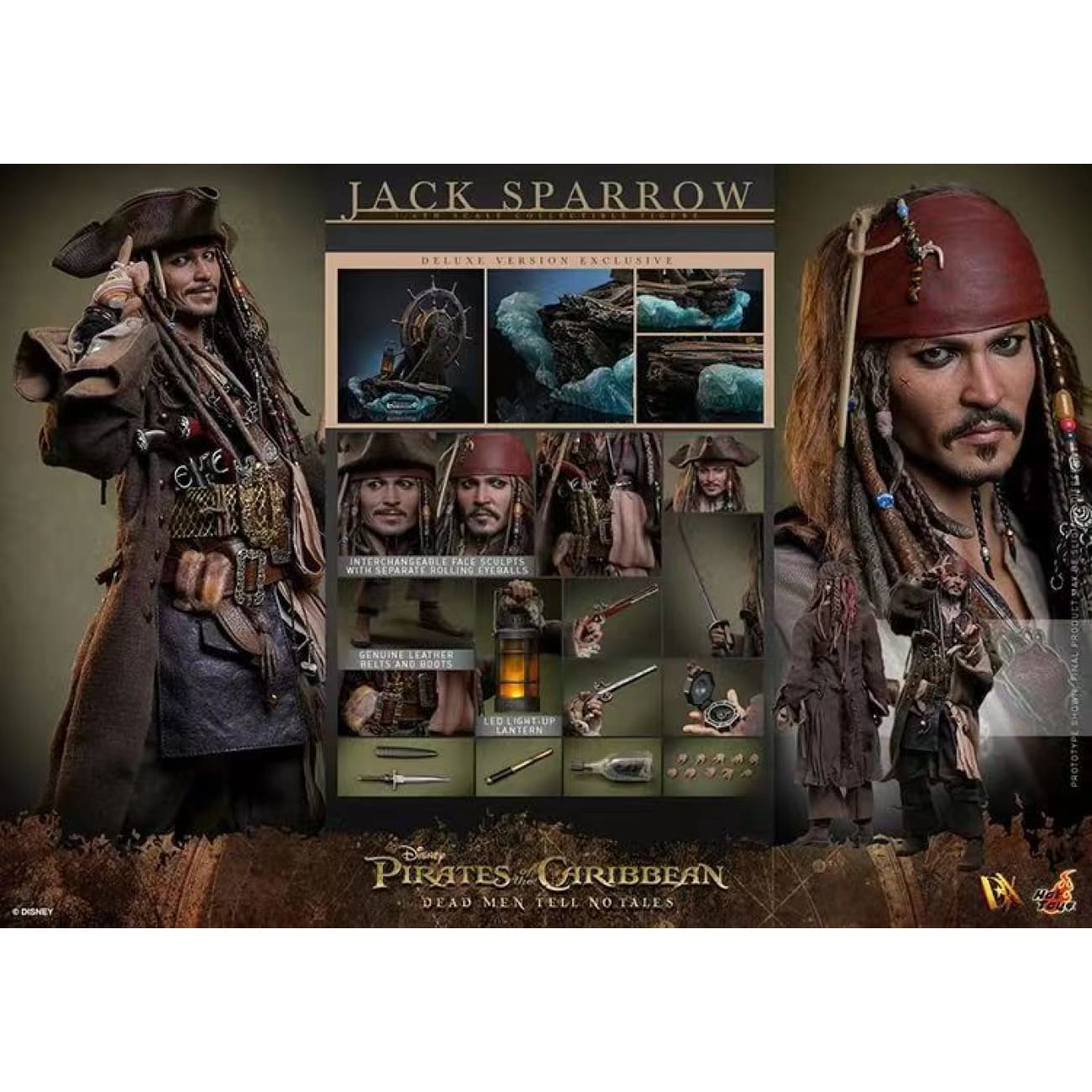 Hot Toys - Captain Jack Sparrow [2 Variants]
