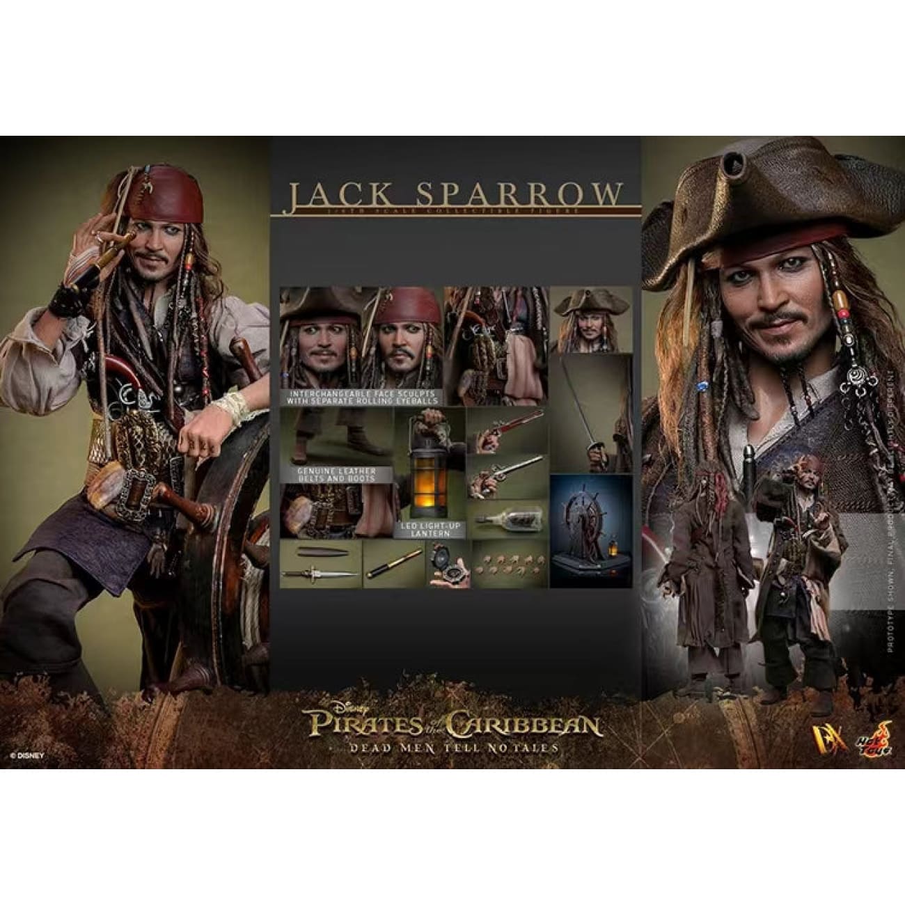 Hot Toys - Captain Jack Sparrow [2 Variants]