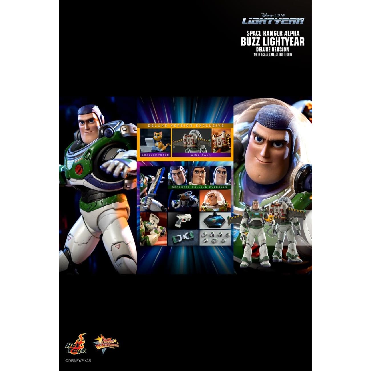 Hot Toys - Space Ranger Alpha Buzz Lightyear Deluxe Version [MMS635]